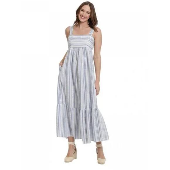 London Times Dresses & Skirts - London Times Women's Smocked Back Maxi Dress Flowy 14W